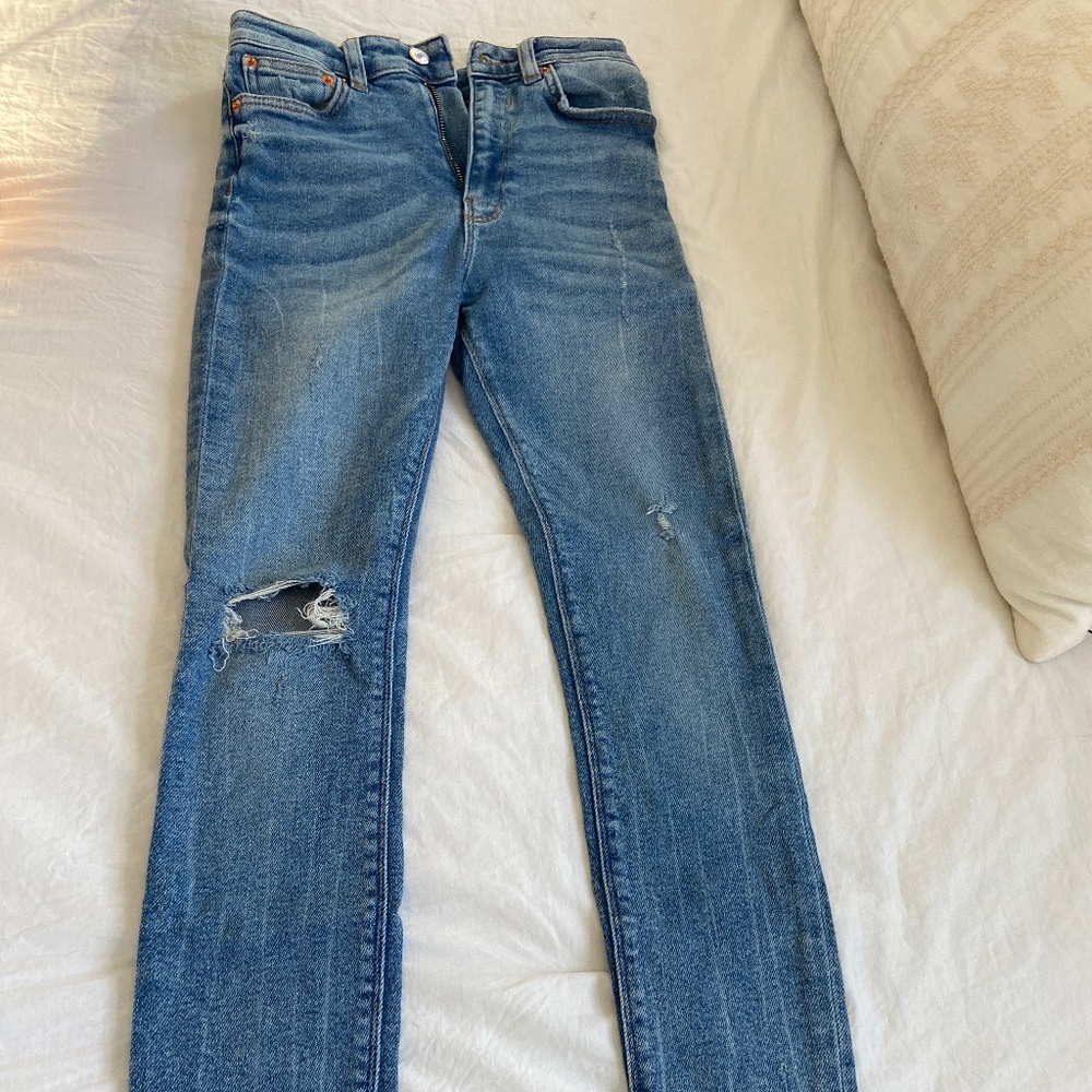 Zara High Waisted Skinny Jean